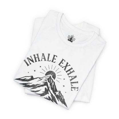 Inhale Exhale Repeat - Mountain Peace Men Tee