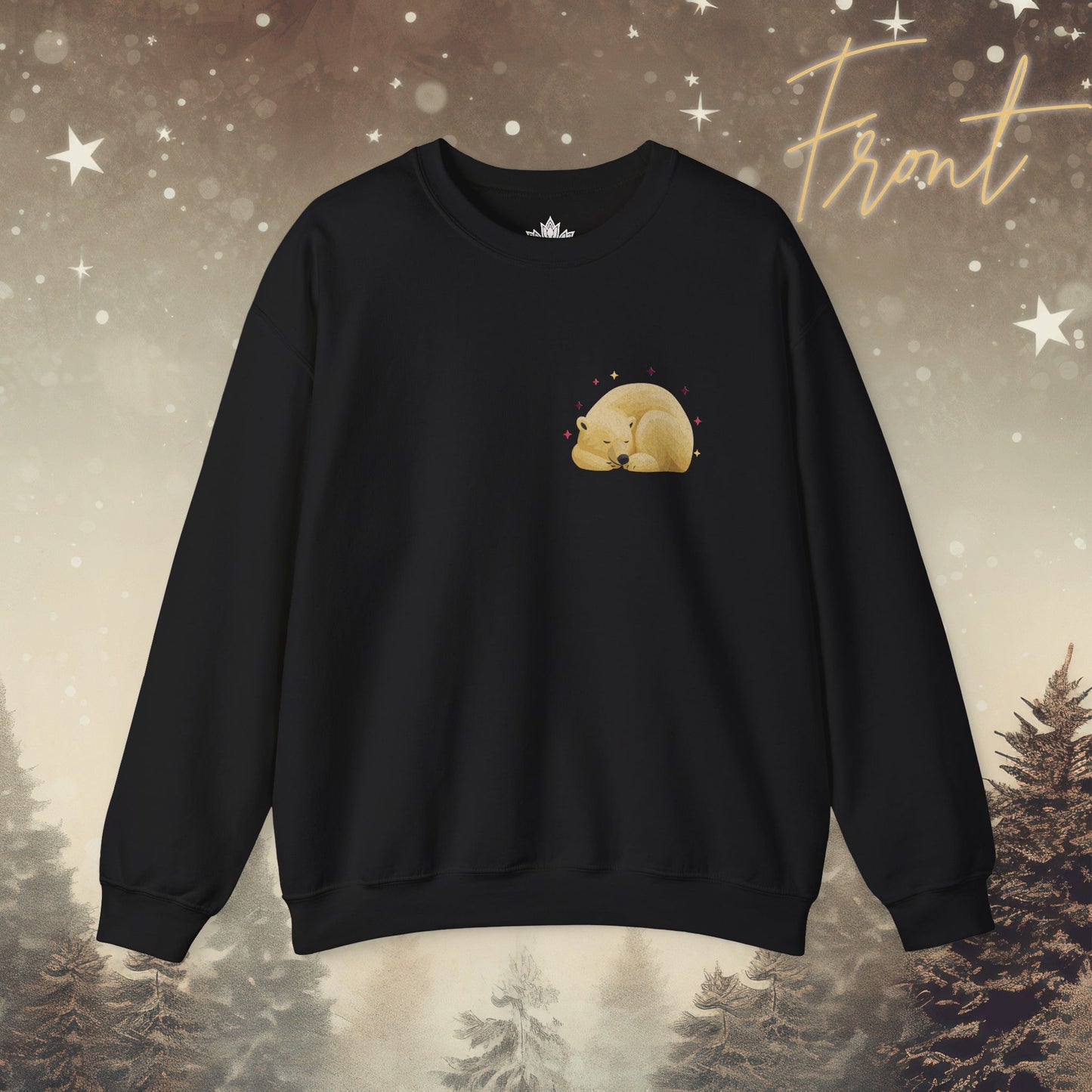 Namastay Cozy - Vintage Polar Bear Sweatshirt