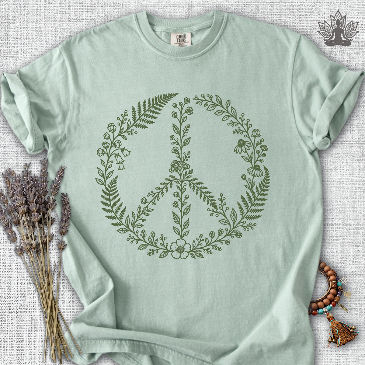 Blooming Peace Comfort Colors® Tee