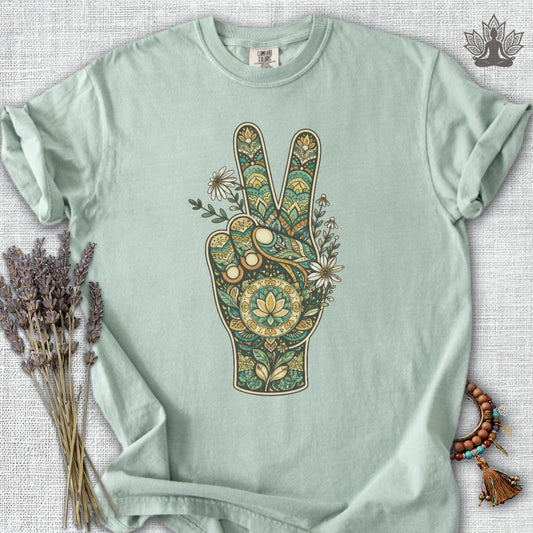 Boho Peace Hand Comfort Colors® Tee