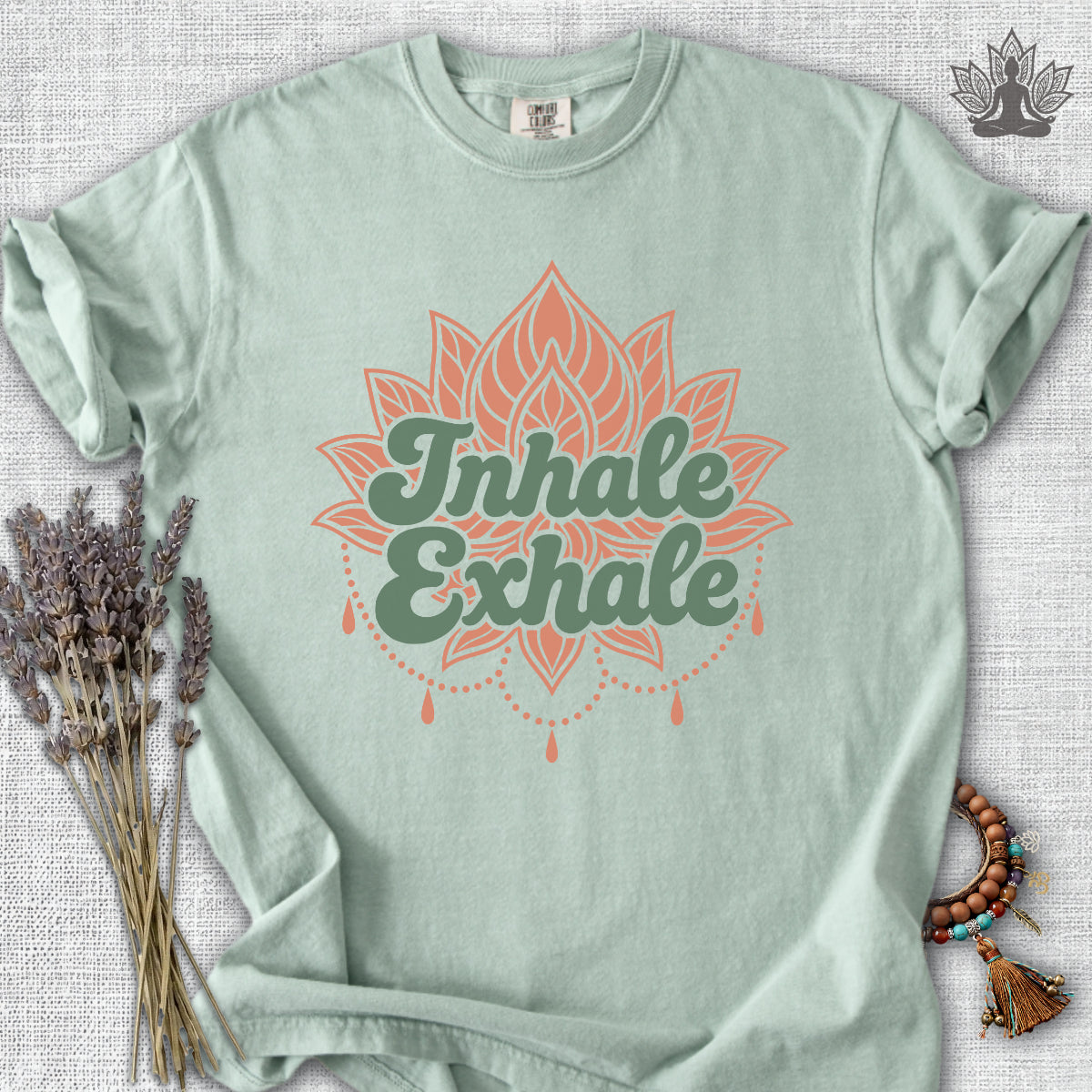 70s Inhale Exhale Comfort Colors® Tee