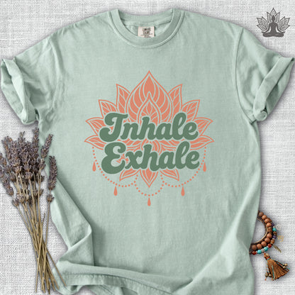 70s Inhale Exhale Comfort Colors® Tee