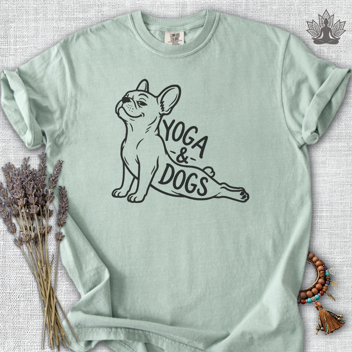 Yoga & Dogs Comfort Colors® Tee