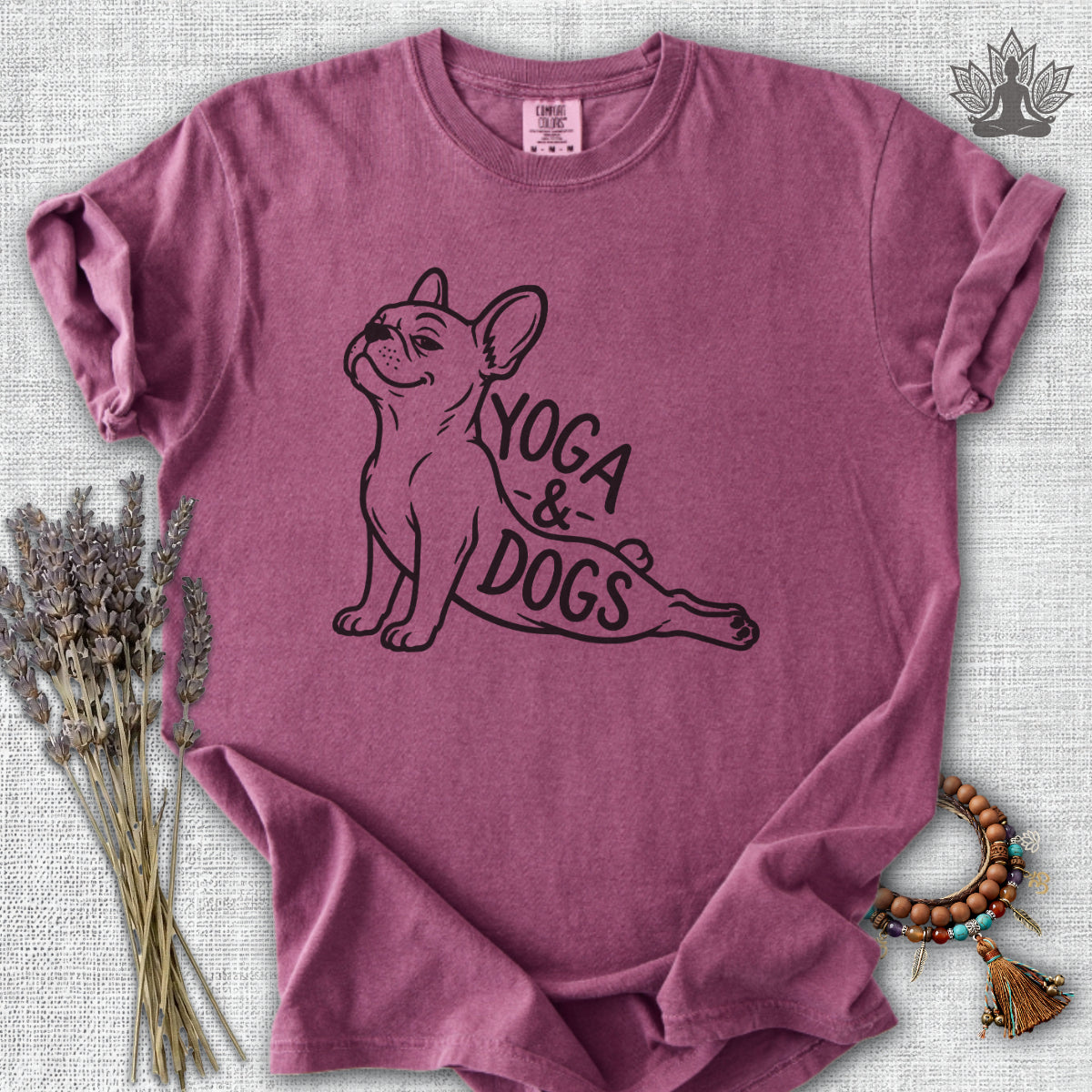 Yoga & Dogs Comfort Colors® Tee