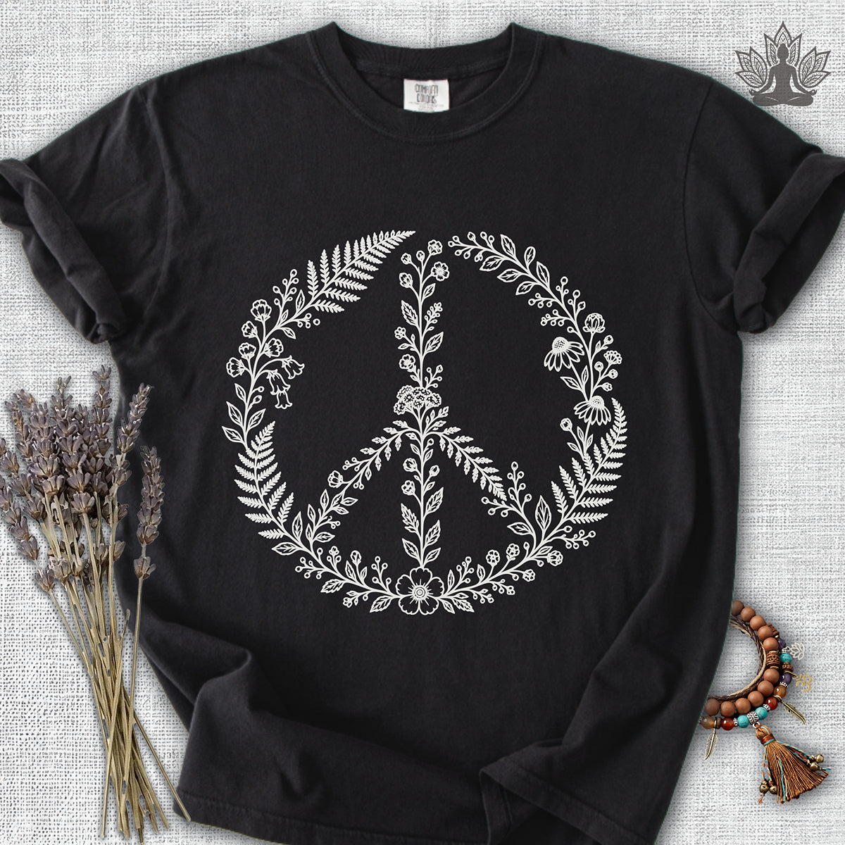 Blooming Peace Comfort Colors® Tee