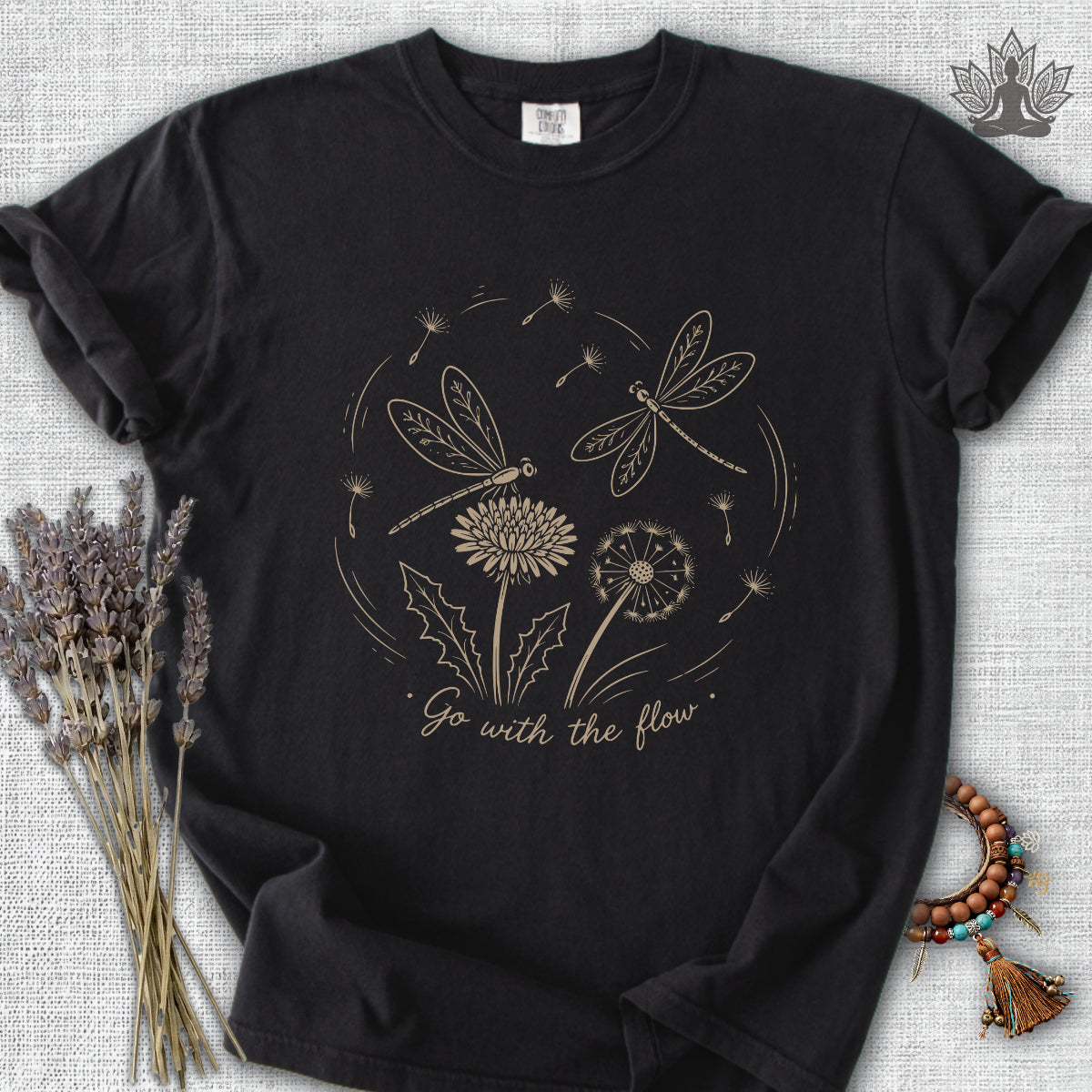 Dragonflies Go With The Flow Comfort Colors® Tee