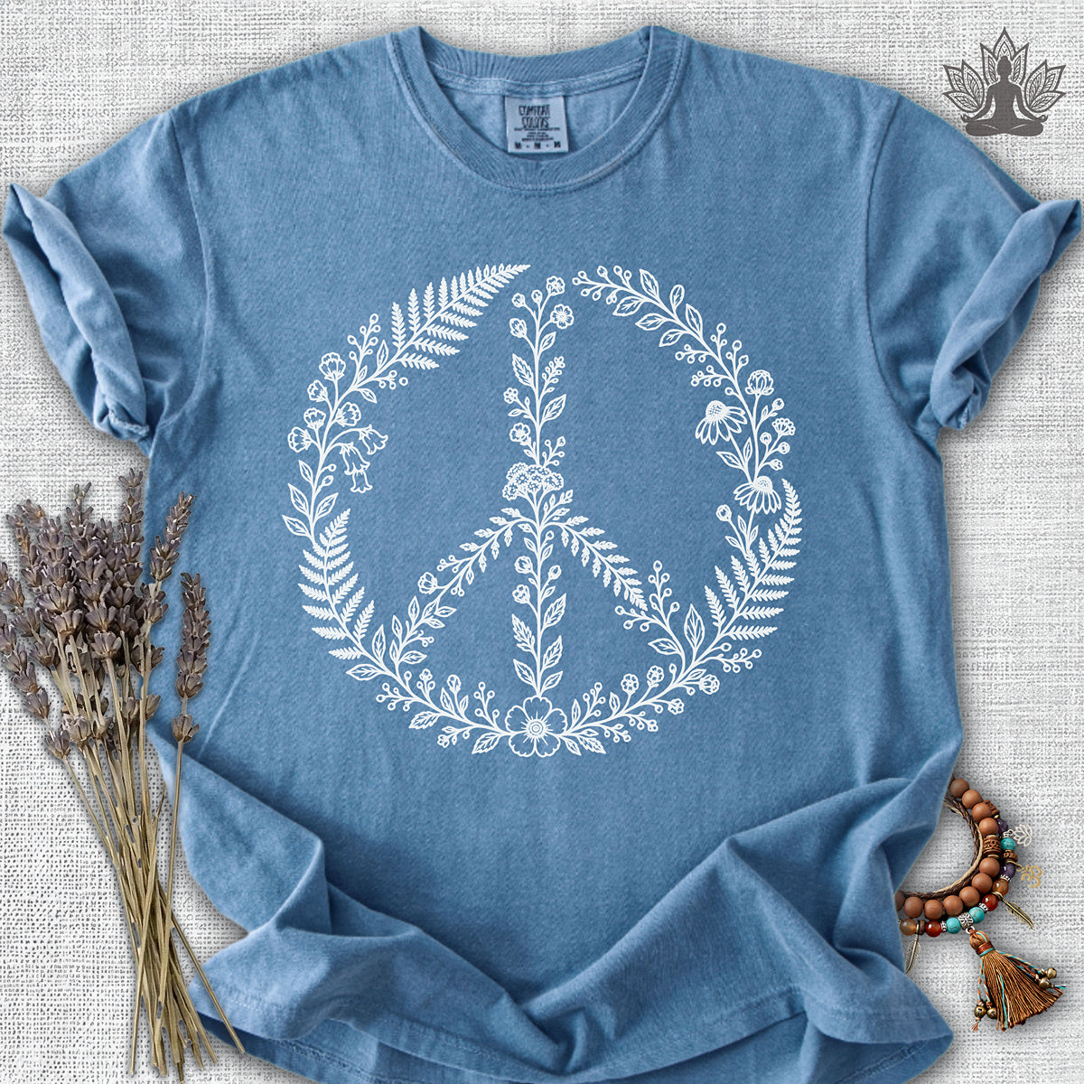 Blooming Peace Comfort Colors® Tee