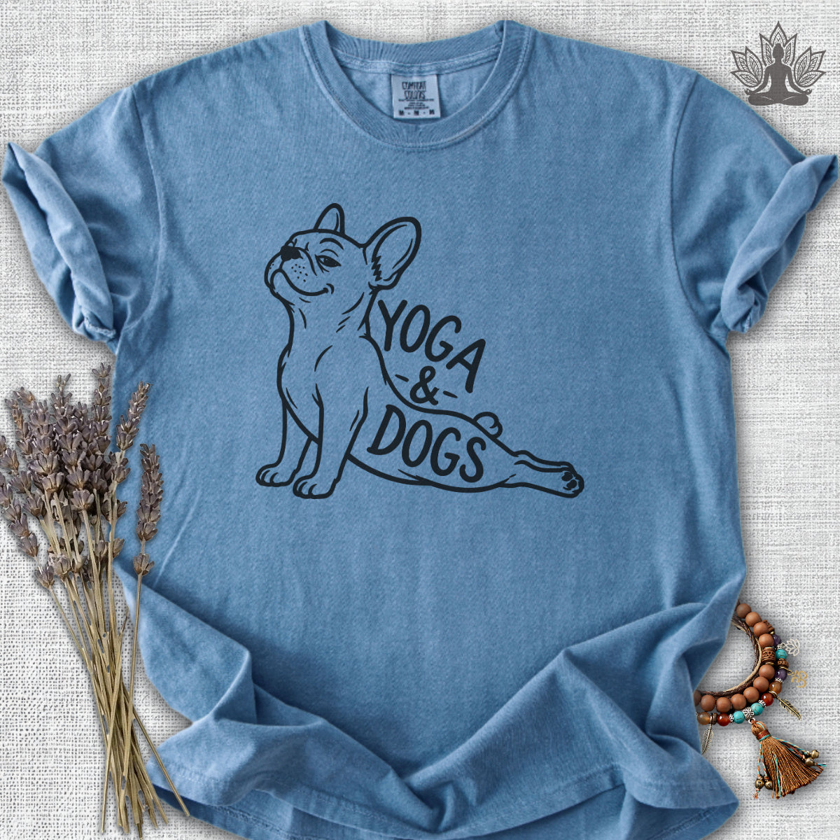 Yoga & Dogs Comfort Colors® Tee