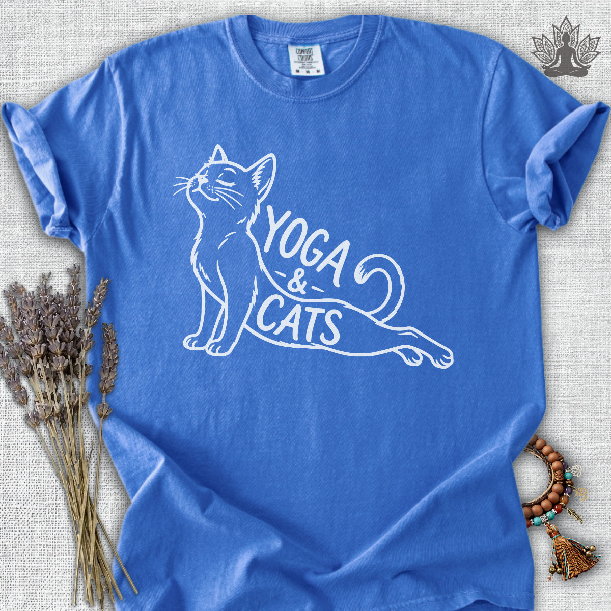 Yoga & Cats Comfort Colors® Tee