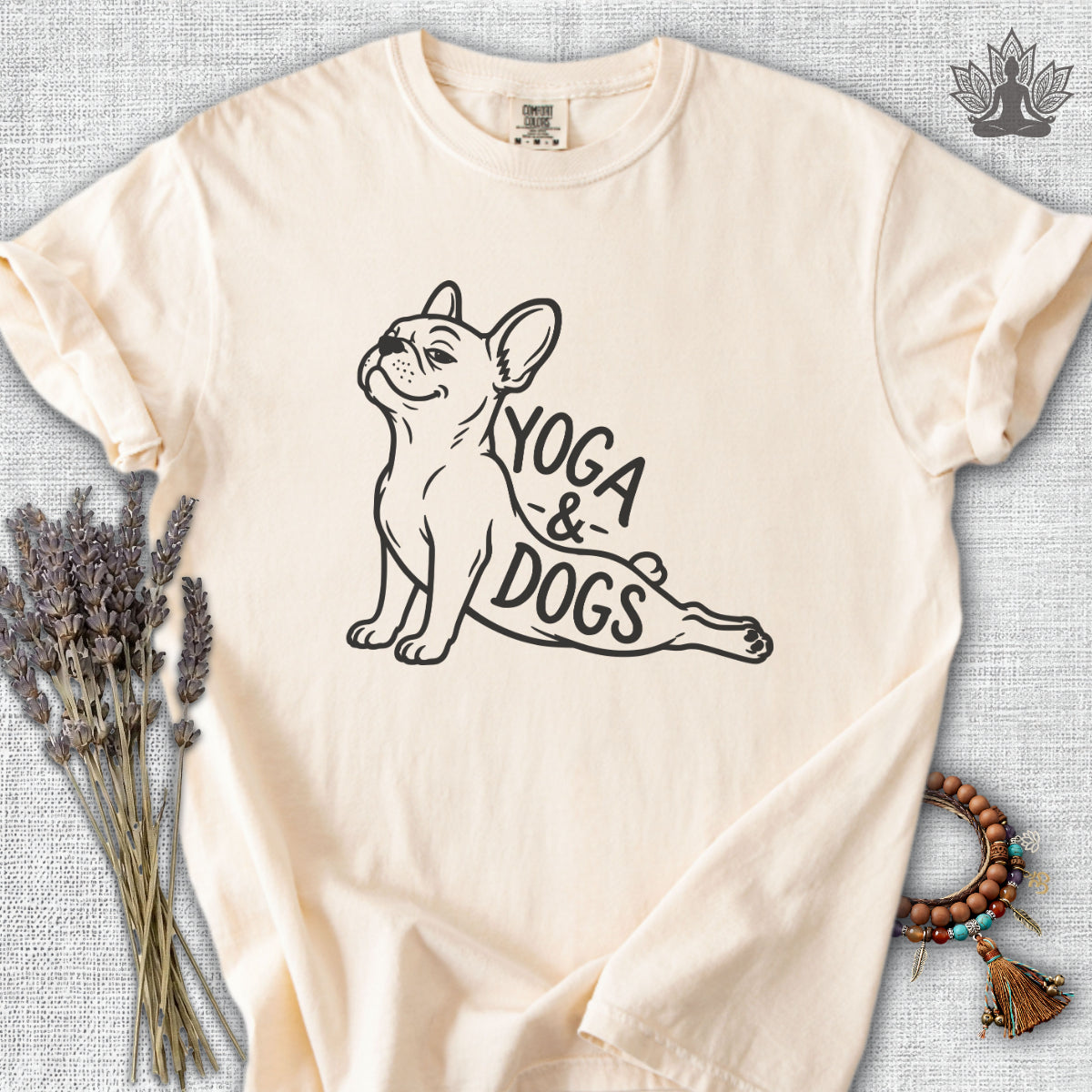 Yoga & Dogs Comfort Colors® Tee