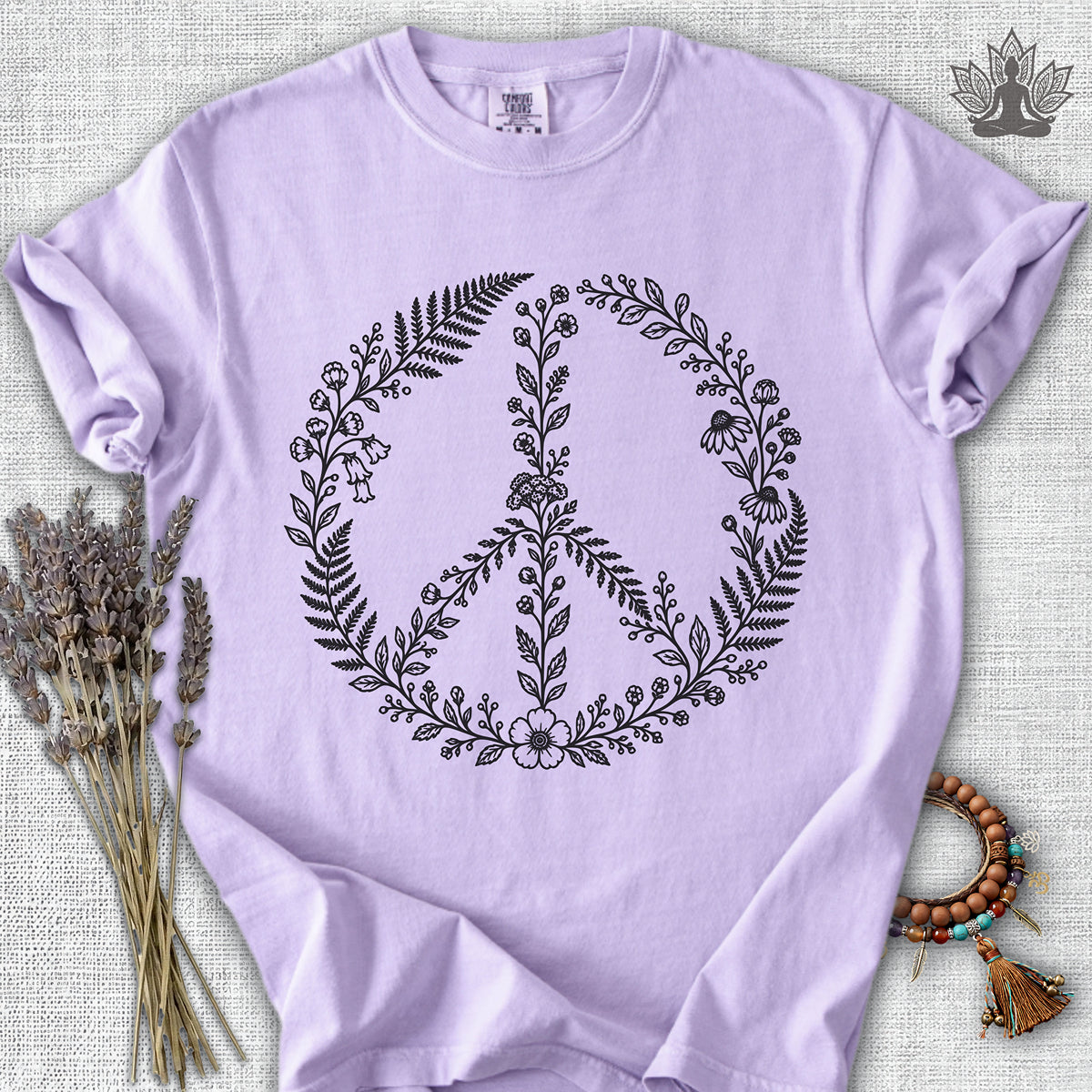 Blooming Peace Comfort Colors® Tee