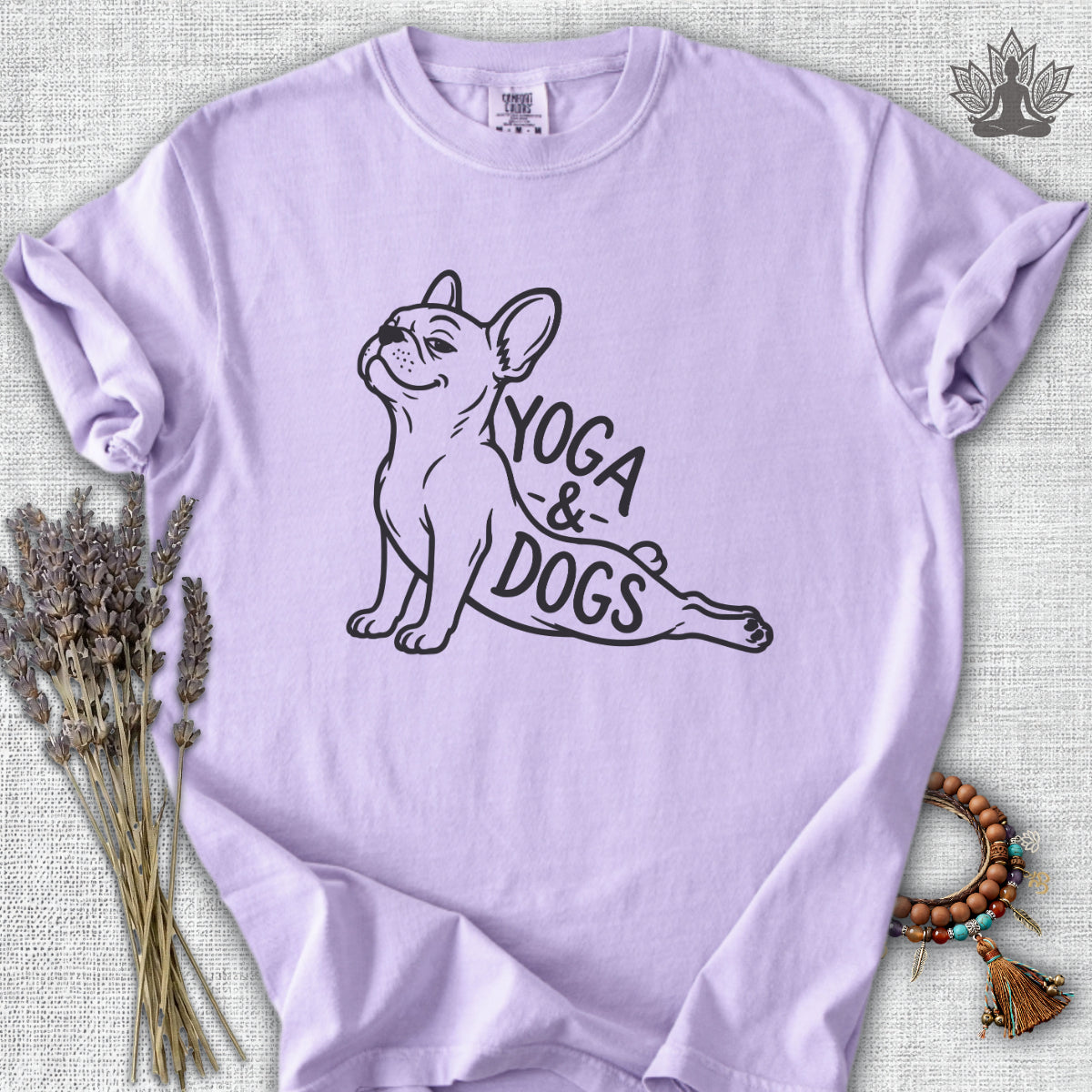Yoga & Dogs Comfort Colors® Tee