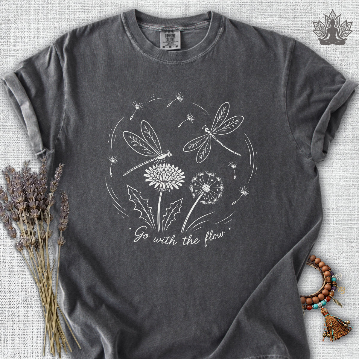 Dragonflies Go With The Flow Comfort Colors® Tee