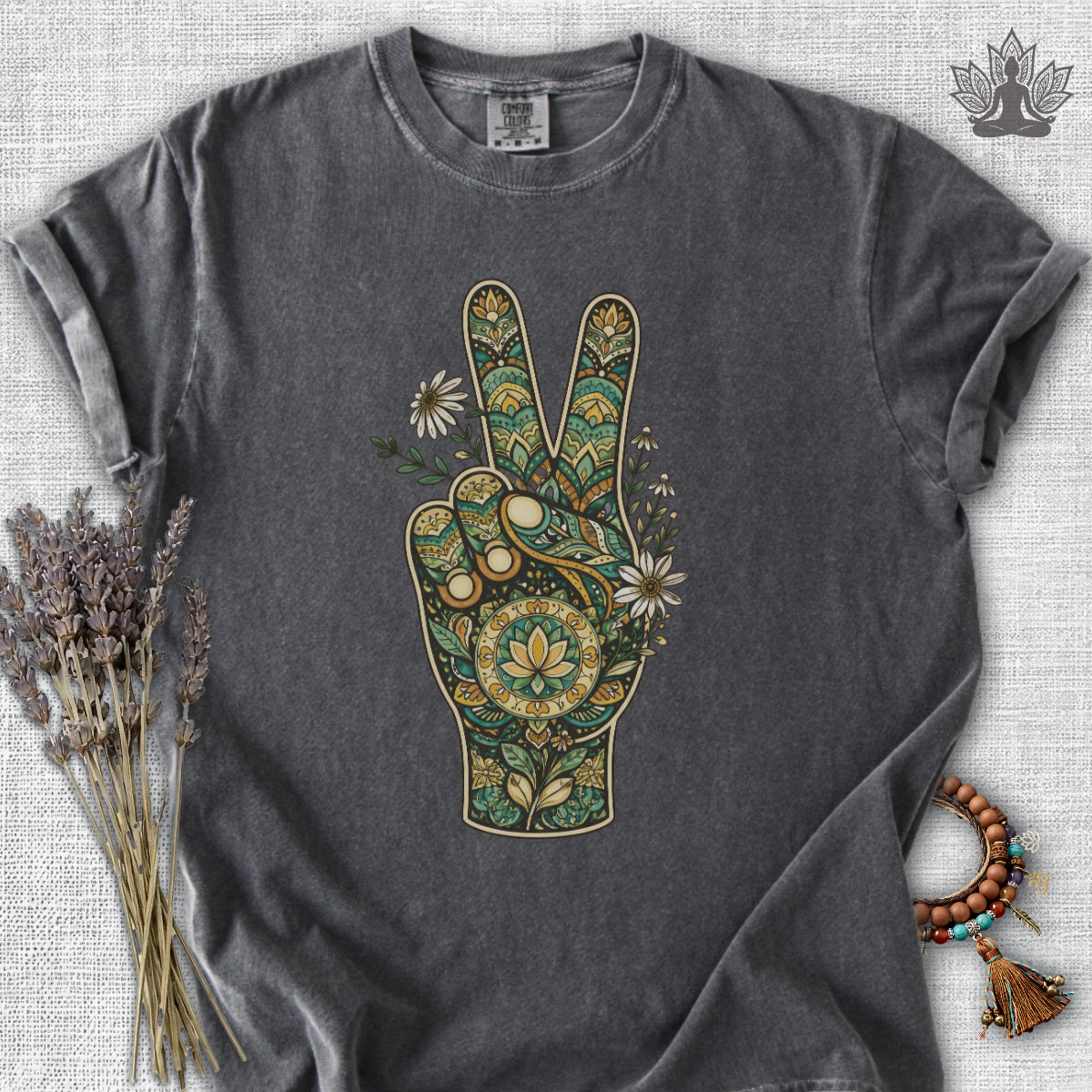 Boho Peace Hand Comfort Colors® Tee