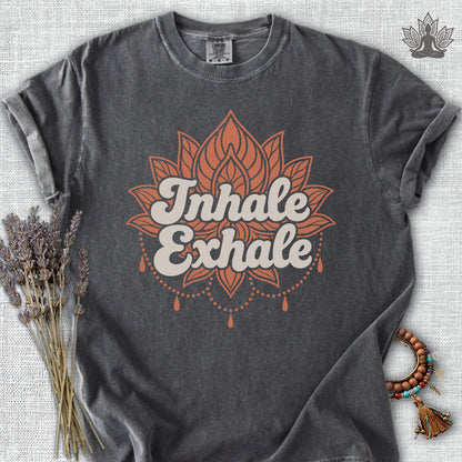 70s Inhale Exhale Comfort Colors® Tee