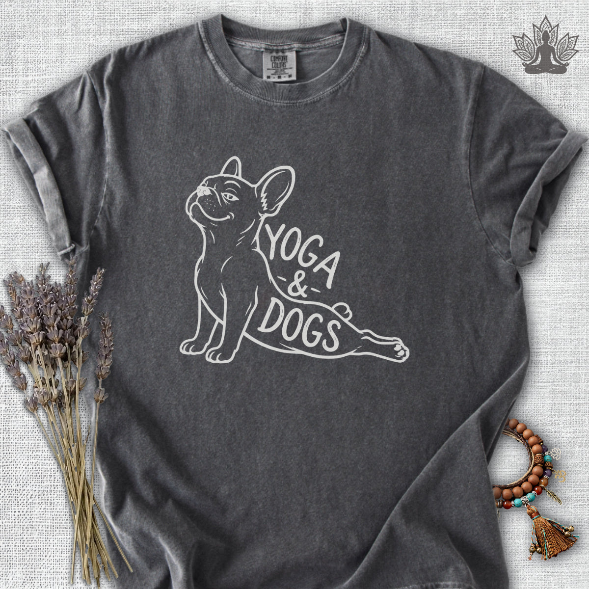 Yoga & Dogs Comfort Colors® Tee
