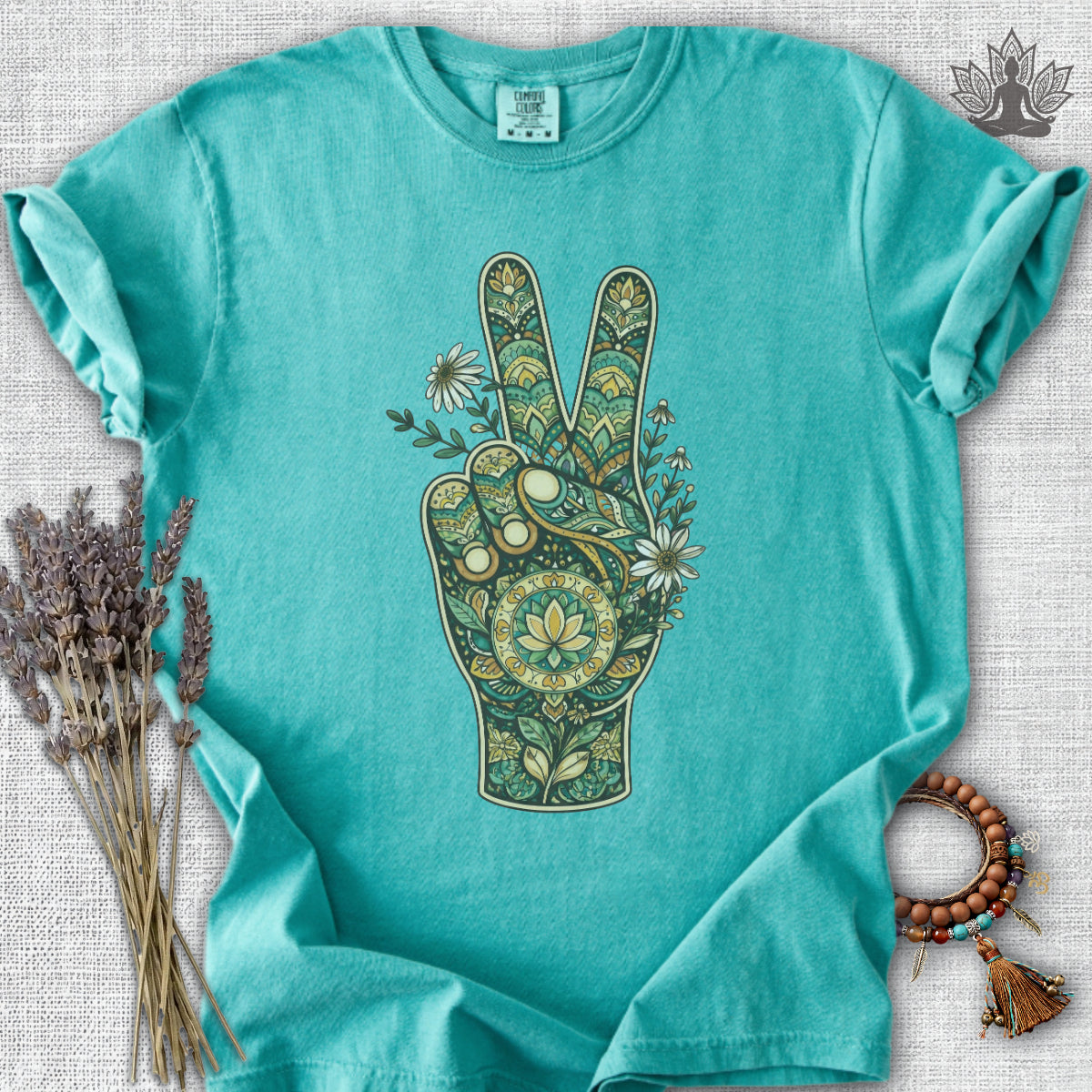 Boho Peace Hand Comfort Colors® Tee