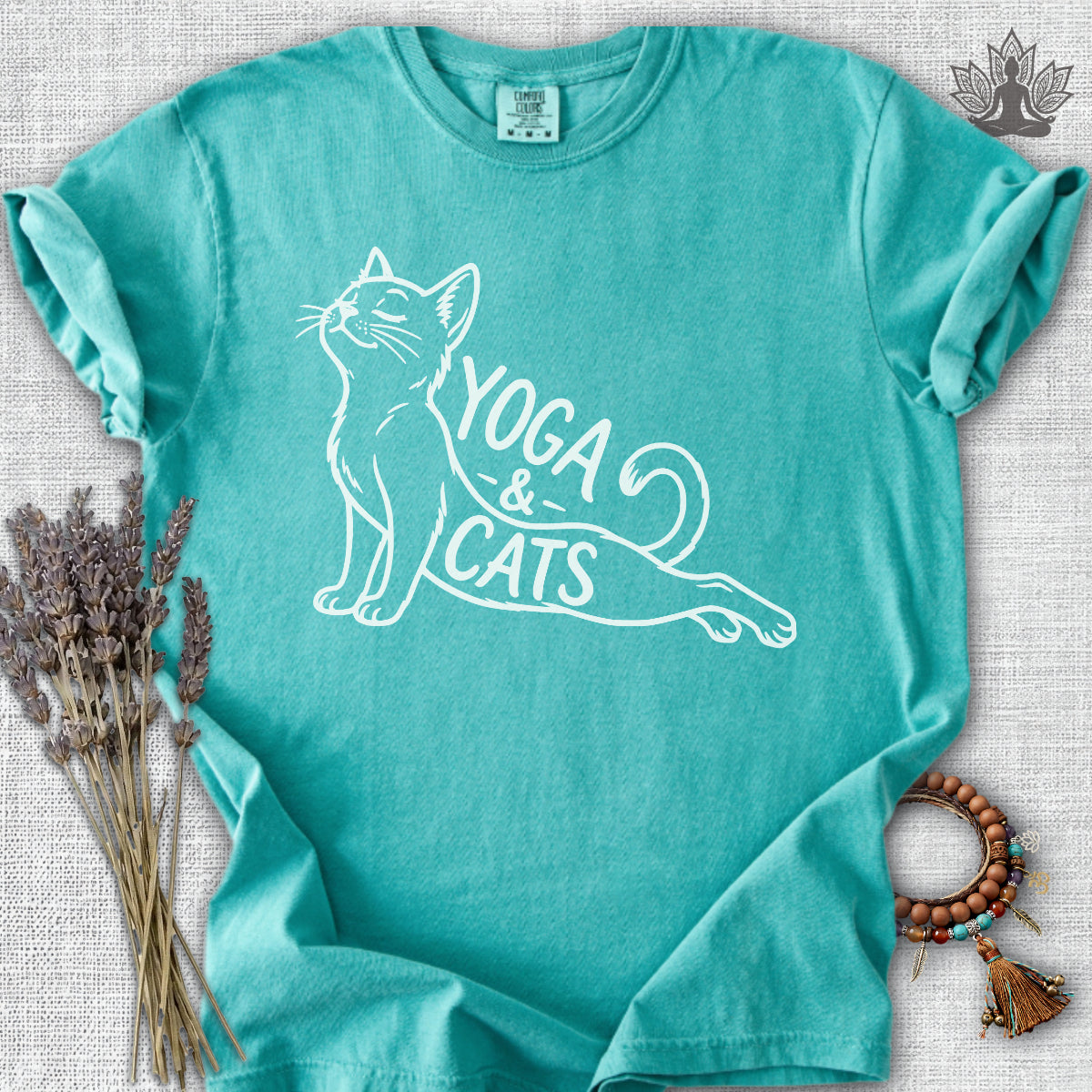 Yoga & Cats Comfort Colors® Tee