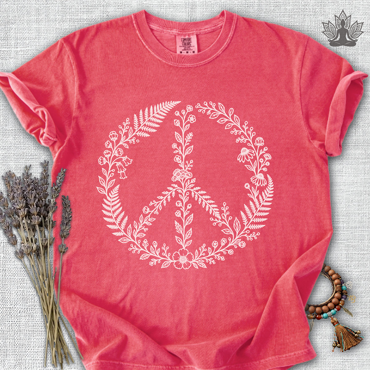 Blooming Peace Comfort Colors® Tee