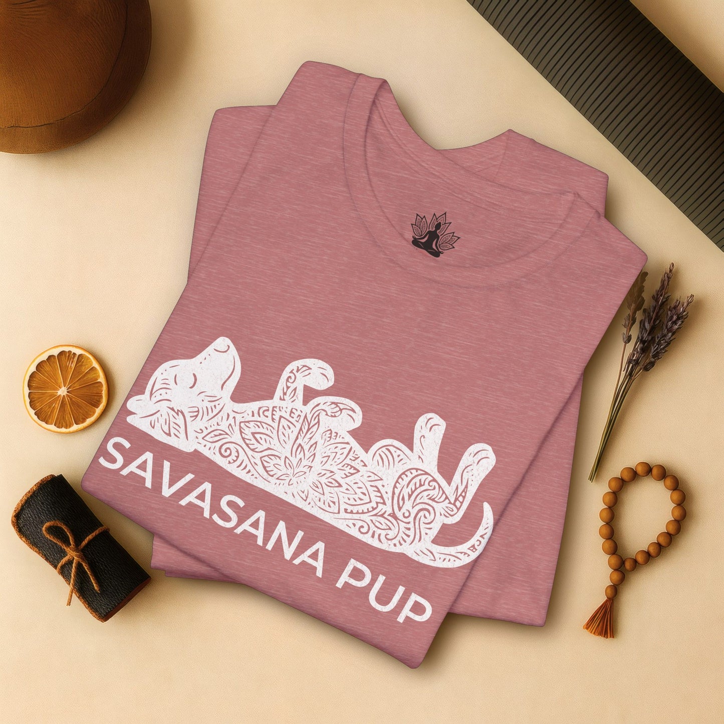 Chill Mandala Dog - Savasana Pup Tee