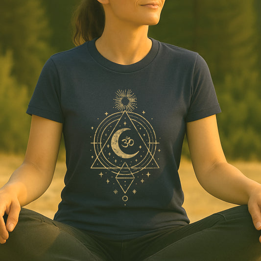 Sacred Moon – Om Geometry Tee