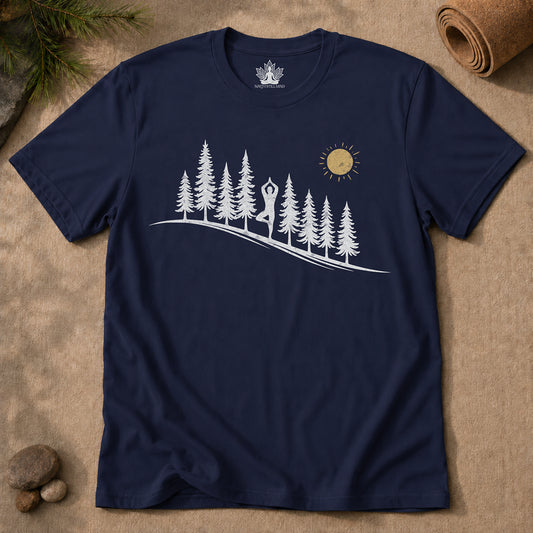 Posture de l'arbre en forêt – Équilibre dans la nature