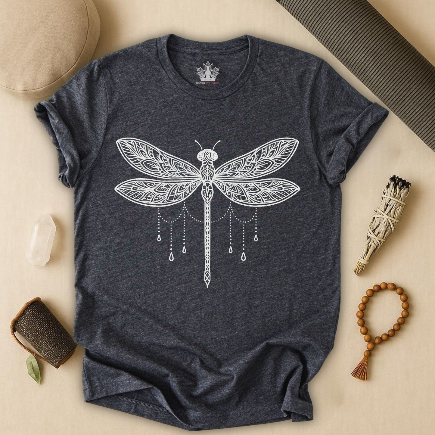 Mandala Dragonfly - Serenity Tee