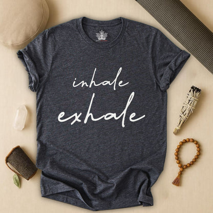 Inhale Exhale – Minimalist Mindfulness Tee