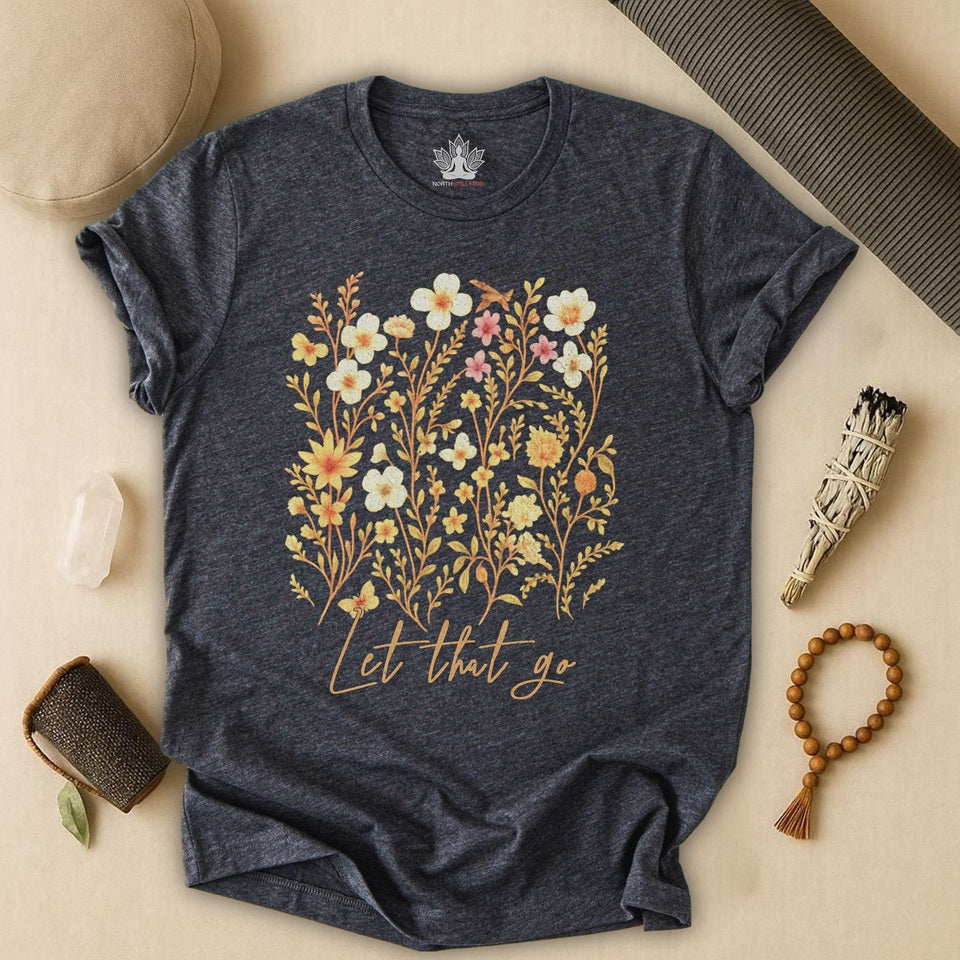 Let That Go – Floral Mindfulness Tee