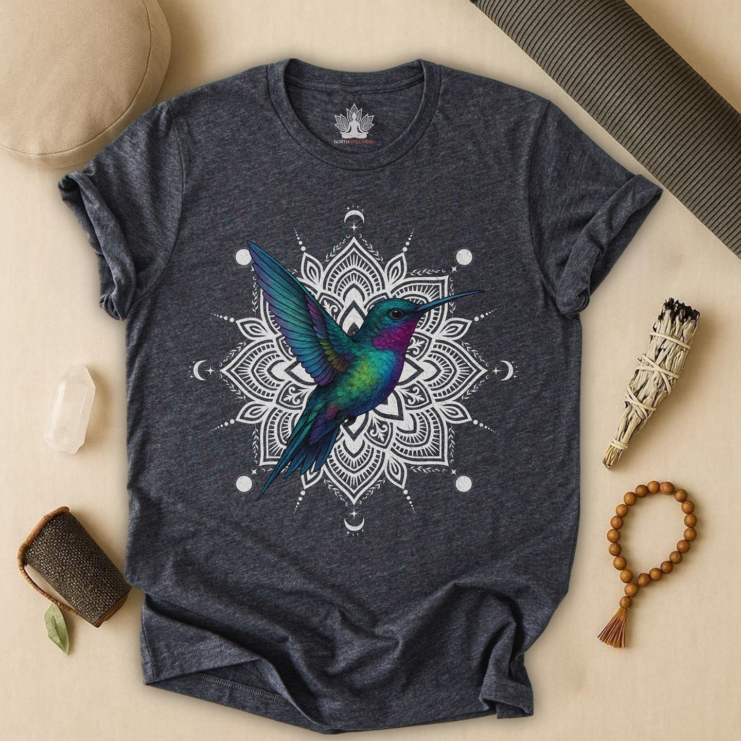 Hummingbird – Mandala Spiritual Flight Tee