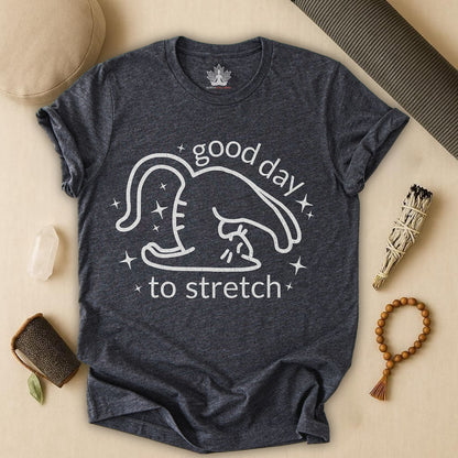 Cat Yoga “Good Day to Stretch” Tee