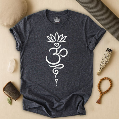 Sacred Harmony – Vintage Om Lotus Tee
