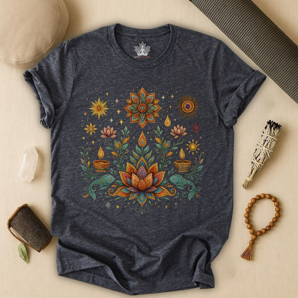 Mystic Lotus Bloom - Spiritual Energy Tee