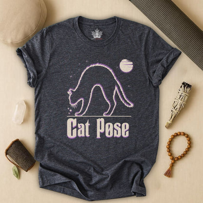 Cat Pose – Cosmic Stretch Tee