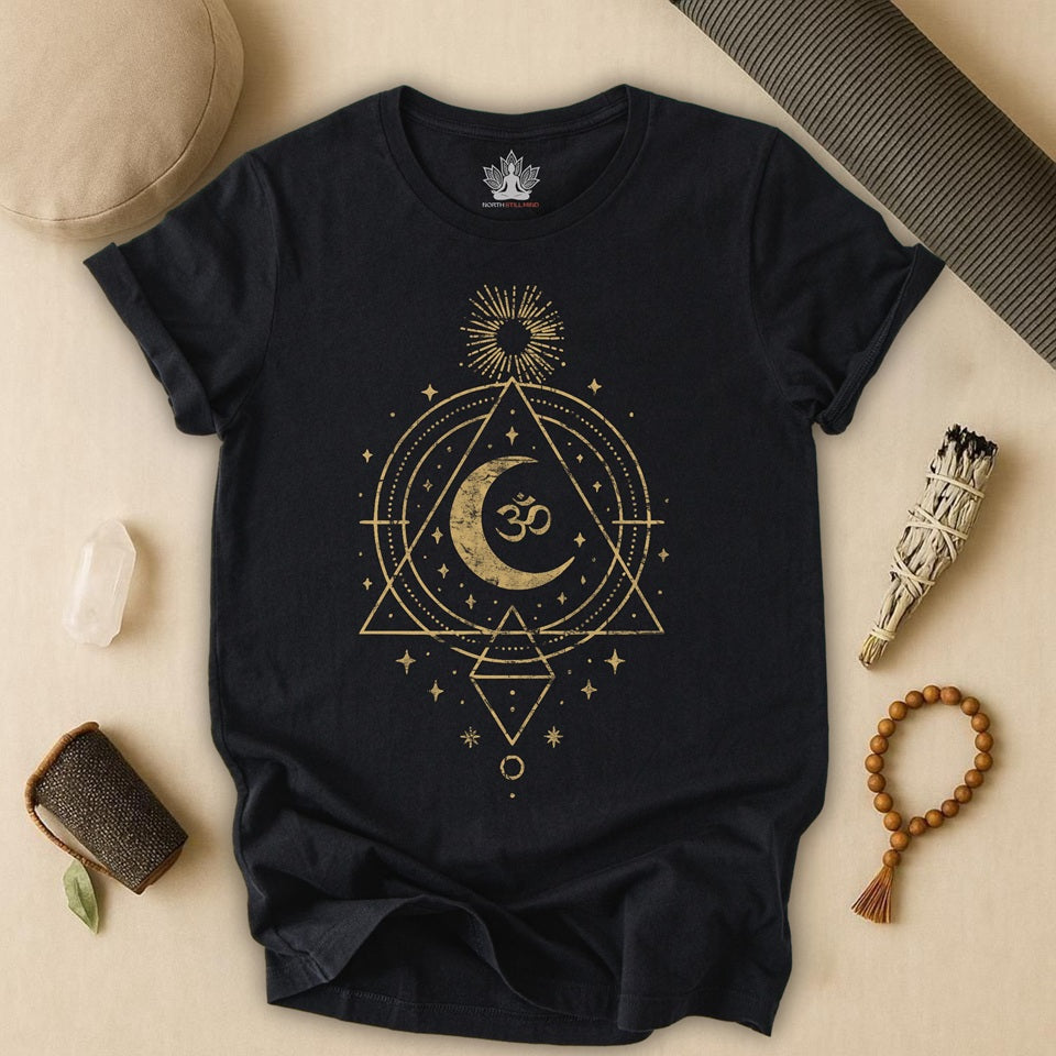 Sacred Moon – Om Geometry Tee