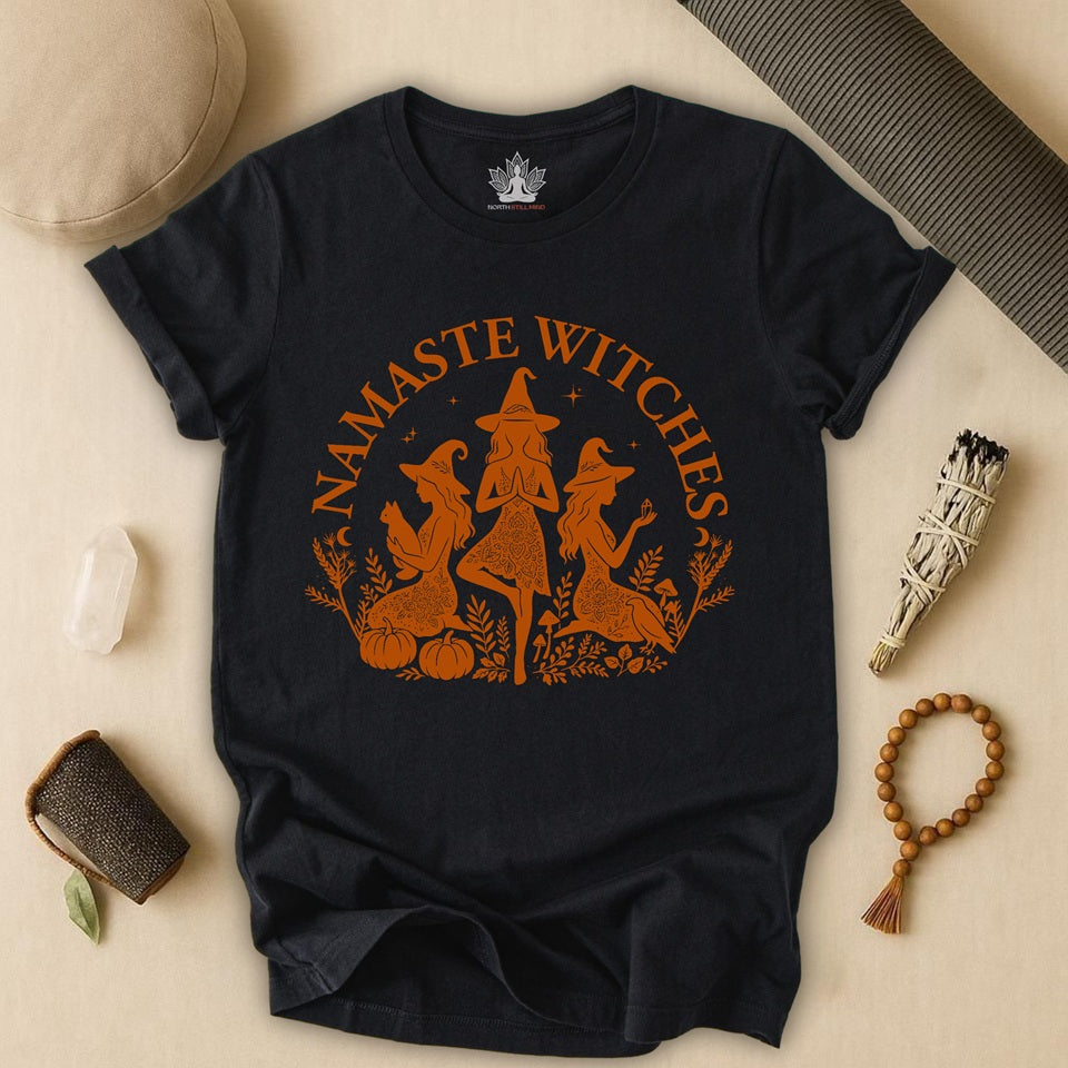 Namaste Witches - Halloween Yoga Tee