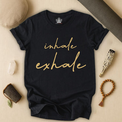 Inhale Exhale – Minimalist Mindfulness Tee
