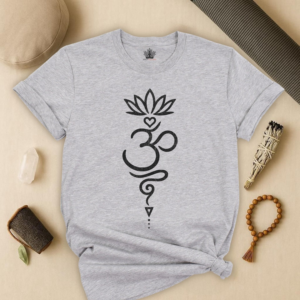 Sacred Harmony – Vintage Om Lotus Tee