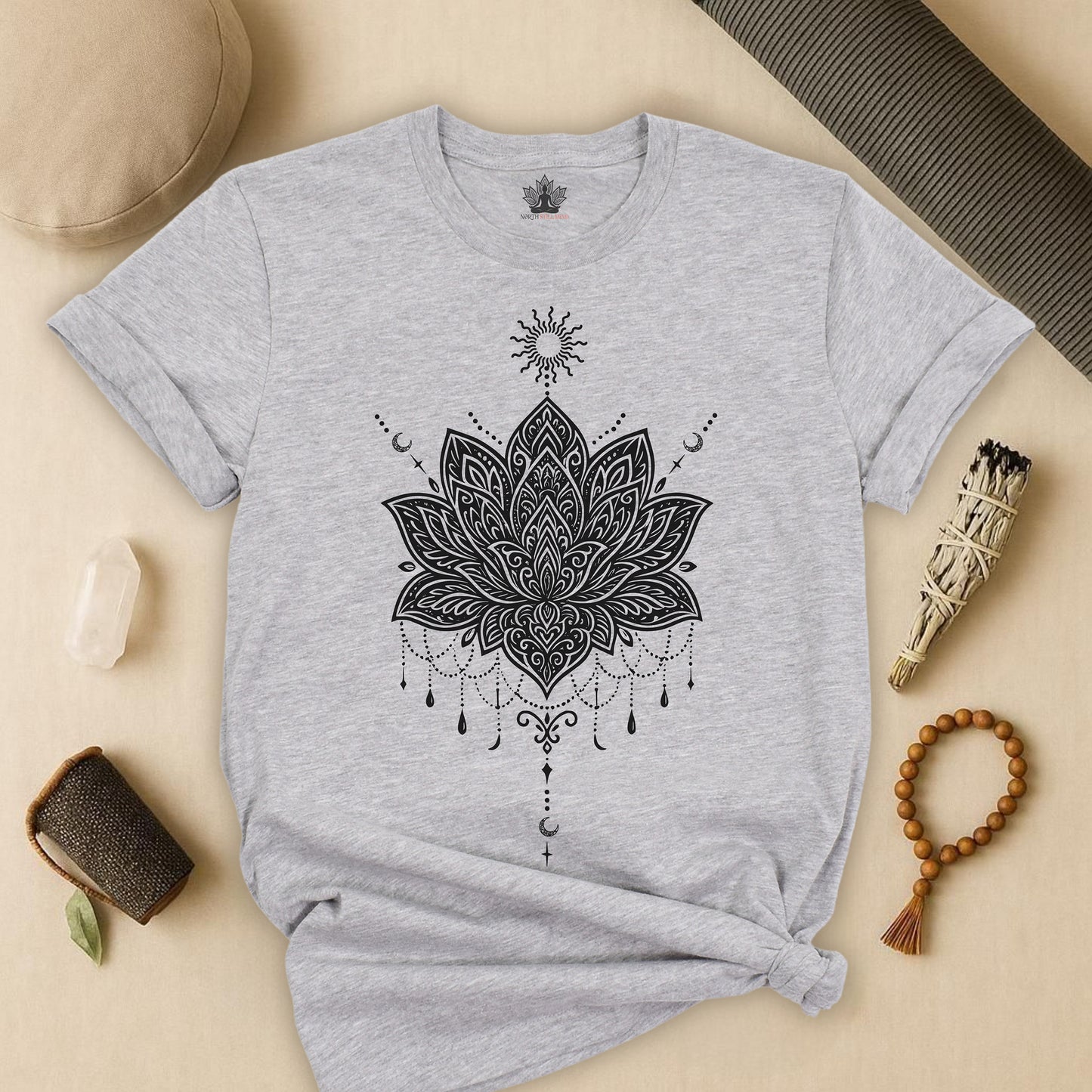 Celestial Lotus – Mystic Yoga Tee