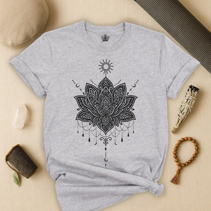 Celestial Lotus – Mystic Yoga Tee