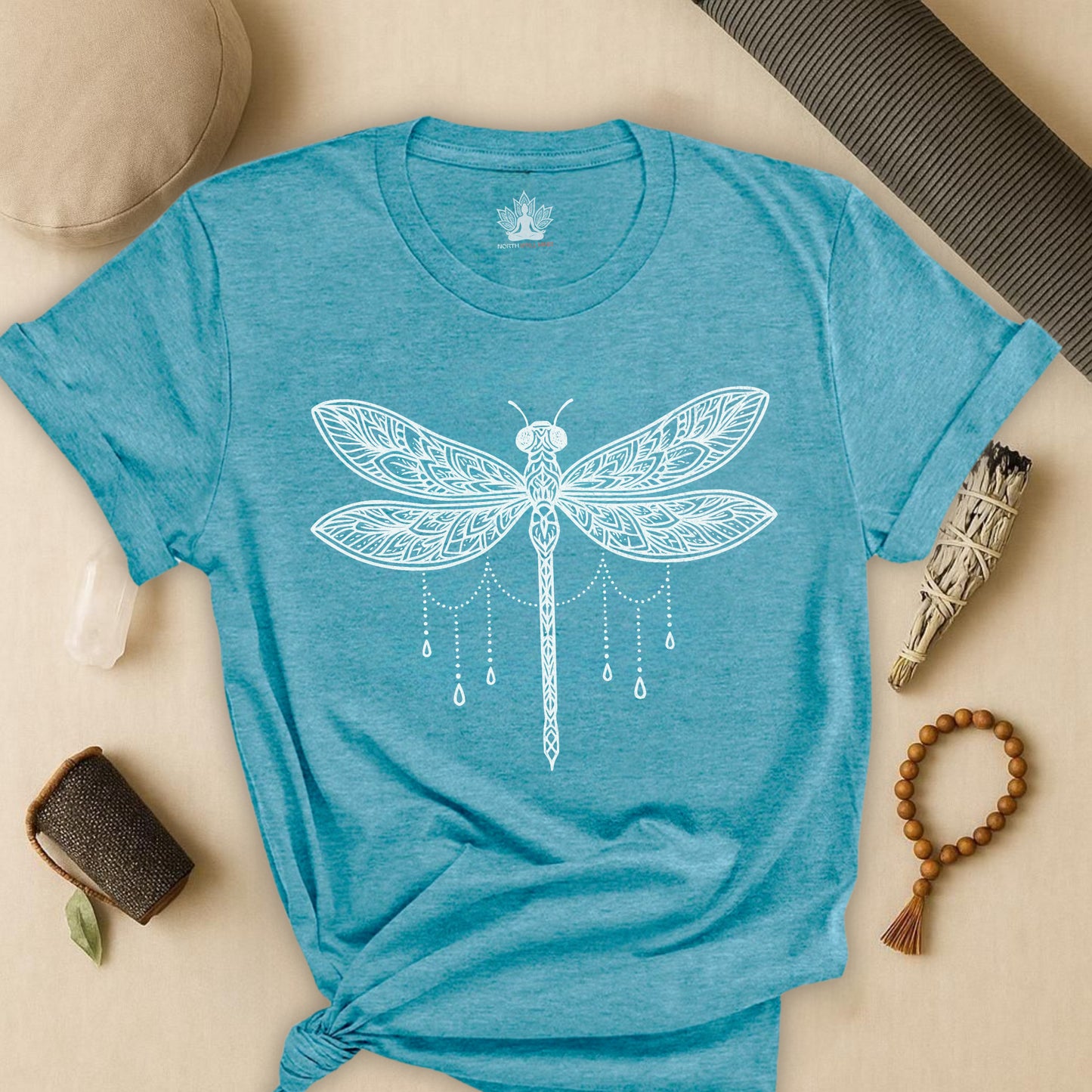 Mandala Dragonfly - Serenity Tee
