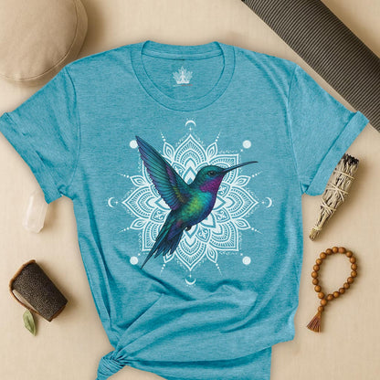 Hummingbird – Mandala Spiritual Flight Tee