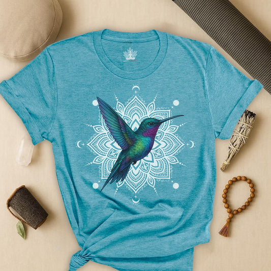 Hummingbird – Mandala Spiritual Flight Tee
