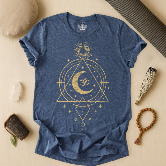 Sacred Moon – Om Geometry Tee