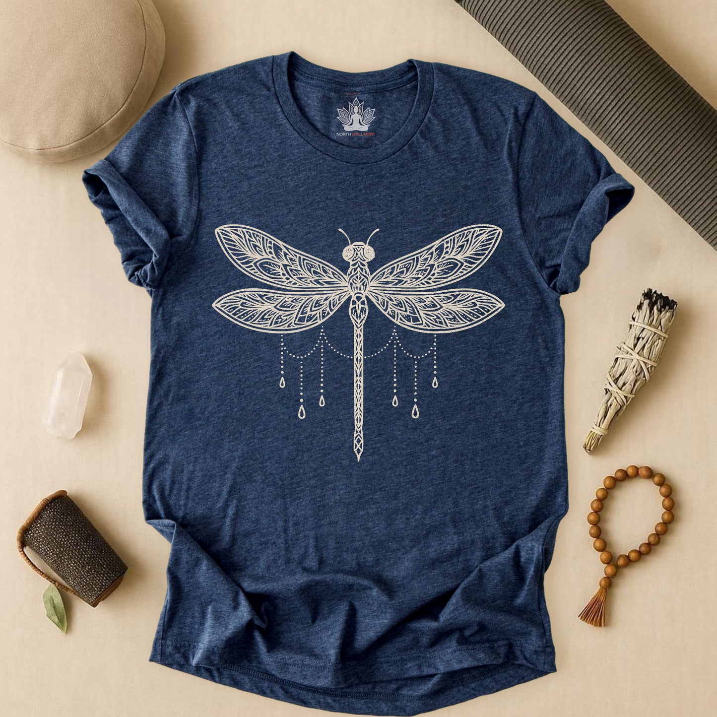 Mandala Dragonfly - Serenity Tee