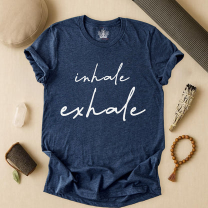 Inhale Exhale – Minimalist Mindfulness Tee