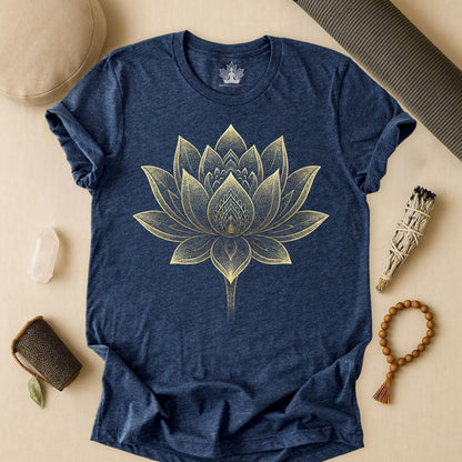 Golden Lotus Flower Tee