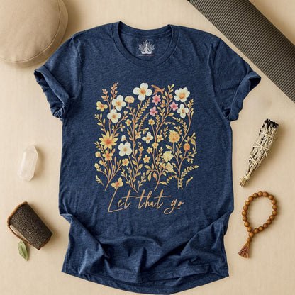 Let That Go – Floral Mindfulness Tee