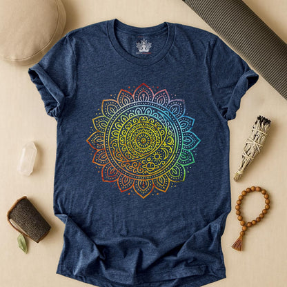 Pride Mandala – Rainbow Balance Tee