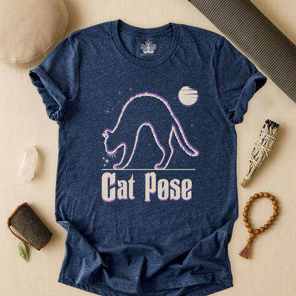 Cat Pose – Cosmic Stretch Tee